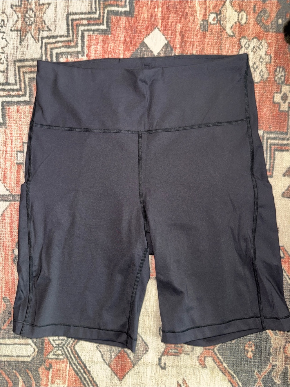 Athleta Black High-Rise Bike Shorts